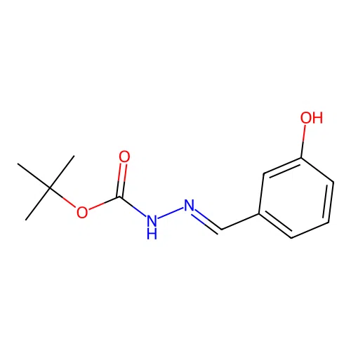 N'-(3-Hydroxy-benzylidene)-hydrazinecarboxylic acid tert-butyl ester structure