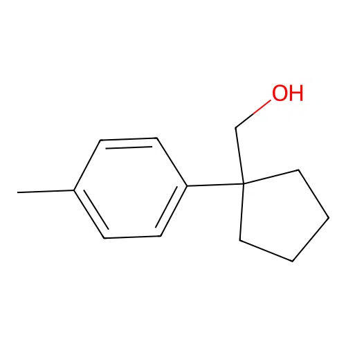 [1-(4-Methylphenyl)cyclopentyl]methanol structure
