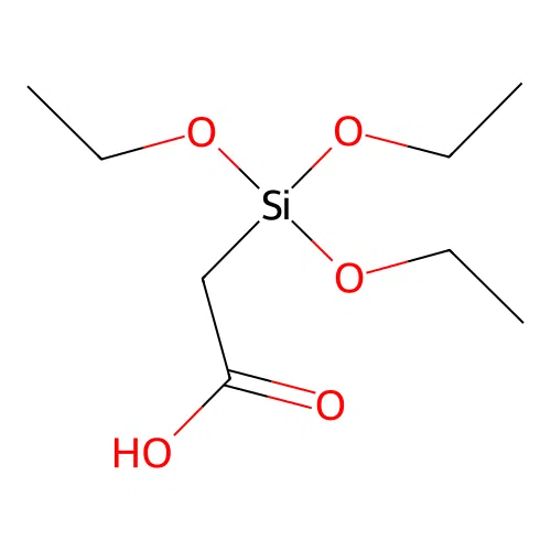 Carboxymethyltriethoxysilane structure