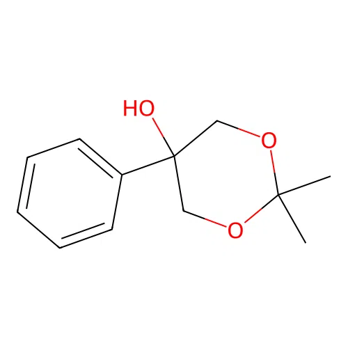 2,2-Dimethyl-5-phenyl-1,3-dioxan-5-ol structure
