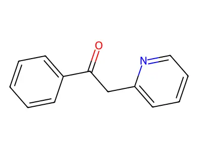 1-Phenyl-2-(2-pyridinyl)ethanone structure