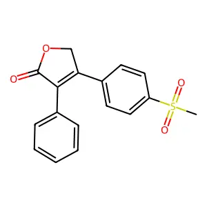 Rofecoxib structure