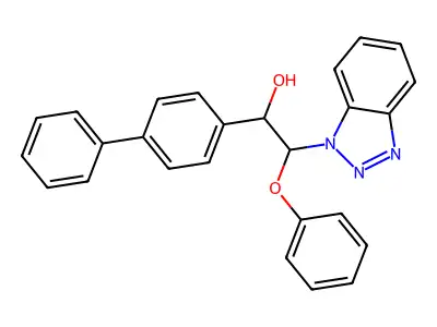 2-(1H-1,2,3-Benzotriazol-1-yl)-2-phenoxy-1-(4-phenylphenyl)ethan-1-ol structure