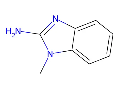 2-Amino-1-methylbenzimidazole structure