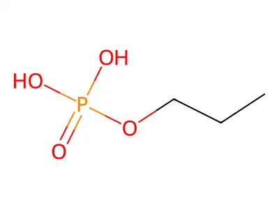 Phosphoric acid, monopropyl ester structure