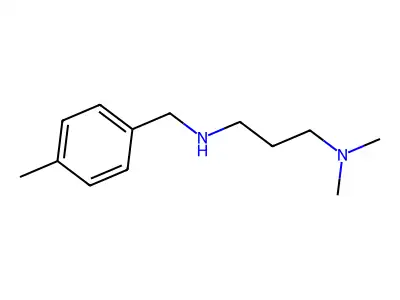 [3-(Dimethylamino)propyl][(4-methylphenyl)methyl]amine structure