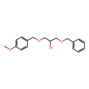 1-[(4-Methoxyphenyl)methoxy]-3-(phenylmethoxy)-2-propanol structure