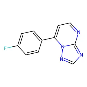 7-(4-Fluorophenyl)-[1,2,4]triazolo[1,5-a]pyrimidine structure
