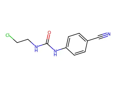 N-(2-Chloroethyl)-N'-(4-cyanophenyl)urea structure