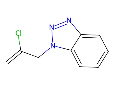 1-(2-Chloroprop-2-en-1-yl)-1H-1,2,3-benzotriazole structure