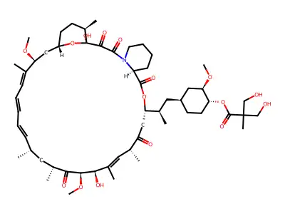 Temsirolimus structure