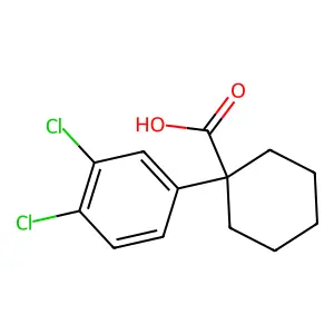 1-(3,4-dichlorophenyl)Cyclohexanecarboxylic acid structure