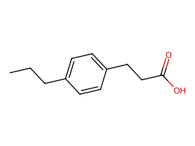 3-(4-propylphenyl)propanoic Acid structure