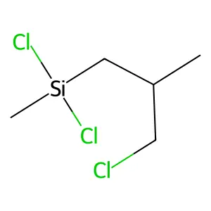 Silane, dichloro(3-chloro-2-methylpropyl)methyl- structure