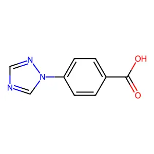 4-(1H-1,2,4-Triazol-1-yl)benzoic acid structure