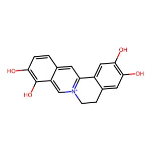 2,3,9,10-Tetrahydroxyberberine structure