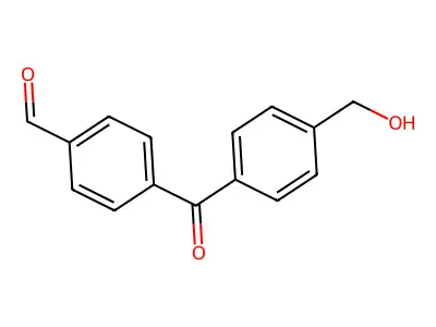 4-(4-(Hydroxymethyl)benzoyl)benzaldehyde structure