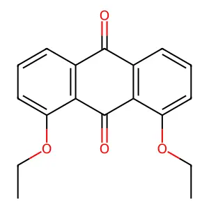 1,8-Diethoxyanthracene-9,10-dione structure