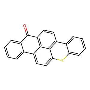 14H-anthra[2,1,9-mna]thioxanthen-14-one structure