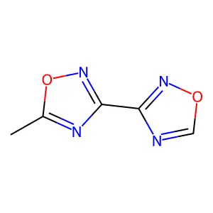 5-Methyl-3-(1,2,4-oxadiazol-3-yl)-1,2,4-oxadiazole structure
