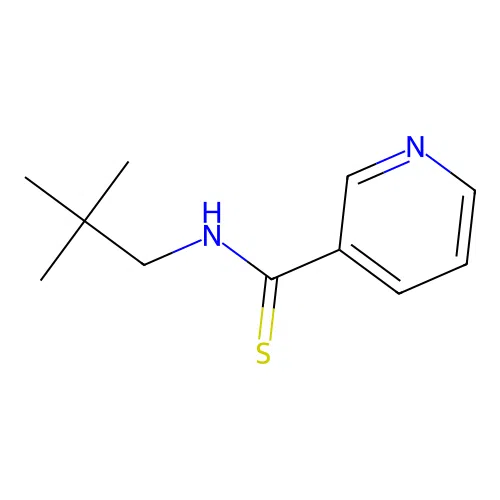 N-(2,2-dimethylpropyl)pyridine-3-carbothioamide structure