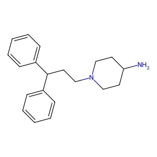 4-Amino-1-(3,3-diphenylpropyl)piperidine structure