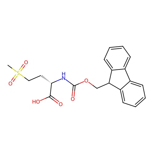 Fmoc-met(O2)-OH structure