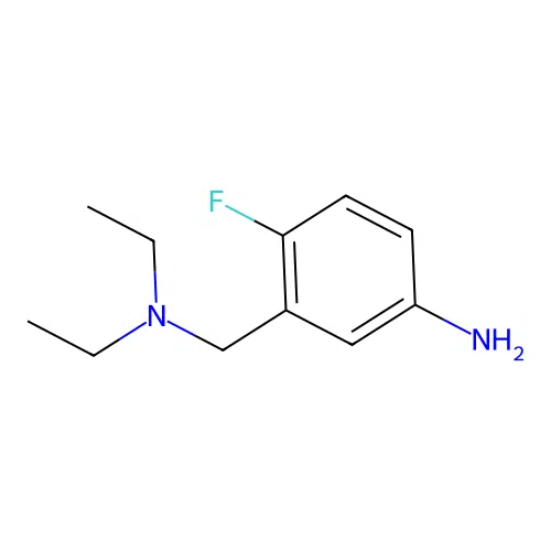 4-Fluoro-3-diethylaminomethylaniline structure