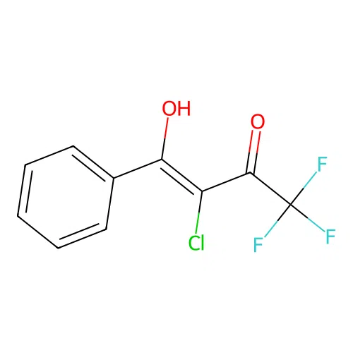 3-Chloro-1,1,1-trifluoro-4-hydroxy-4-phenylbut-3-en-2-one structure