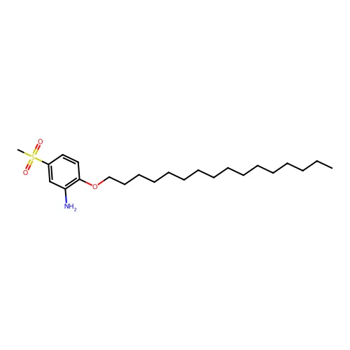 2-(Hexadecyloxy)-5-(methylsulfonyl)aniline structure