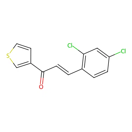 3-(2,4-Dichlorophenyl)-1-(3-thienyl)-2-propen-1-one structure