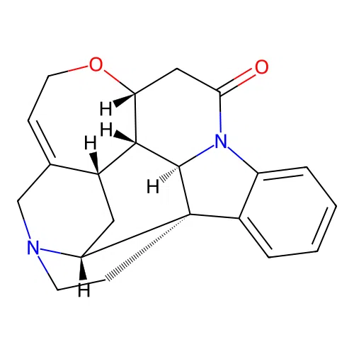(+)-Strychnine structure