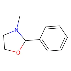 3-Methyl-2-phenyl-1,3-oxazolidine structure