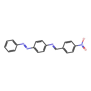 (4-Nitrobenzylidene)[4-(phenyldiazenyl)phenyl]amine structure