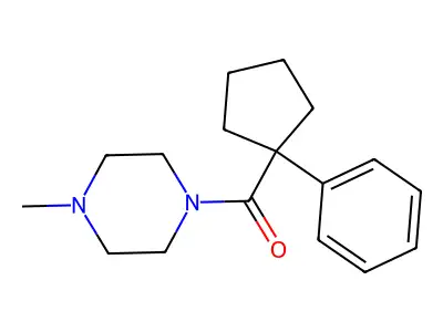 4-Methylpiperazinyl phenylcyclopentyl ketone structure
