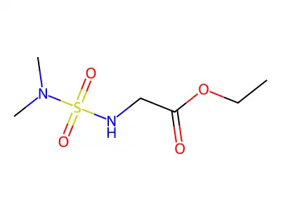 Ethyl 2-[(dimethylsulfamoyl)amino]acetate structure