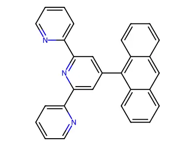 2,2':6',2''-Terpyridine, 4'-(9-anthracenyl)- structure
