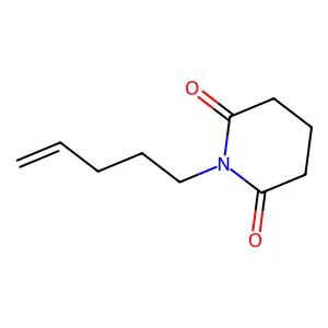 1-Pent-4-enylpiperidine-2,6-dione structure