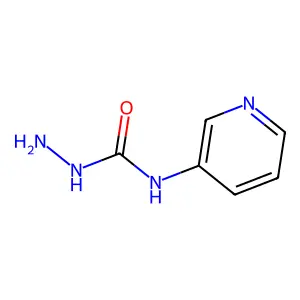 1-Amino-3-pyridin-3-ylurea structure