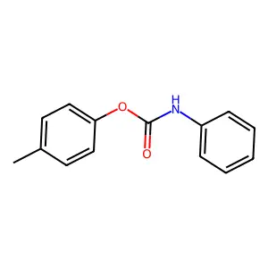 Carbanilic acid, p-tolyl ester structure
