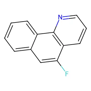 5-Fluorobenzo(h)quinoline structure