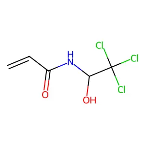 n-(2,2,2-Trichloro-1-hydroxyethyl)prop-2-enamide structure