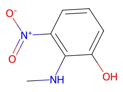 2-(Methylamino)-3-nitrophenol structure