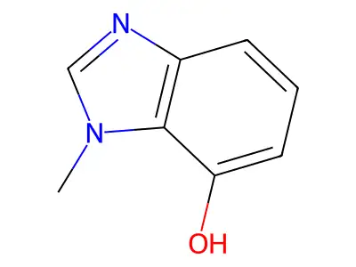 1-methyl-1H-1,3-benzodiazol-7-ol structure