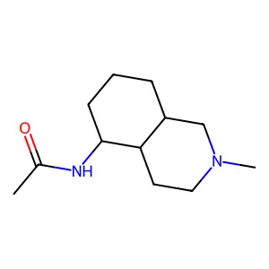 N-(2-Methyldecahydroisoquinolin-5-yl)ethanimidic acid structure