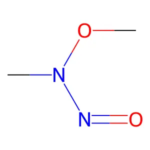 N-Methoxy-N-nitrosomethanamine structure