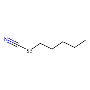 Pentyl selenocyanate structure