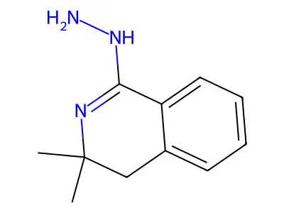 1-Hydrazono-3,3-dimethyl-1,2,3,4-tetrahydroisoquinoline structure