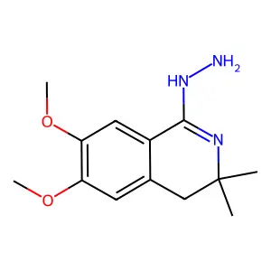 1-Hydrazinyl-3,4-dihydro-6,7-dimethoxy-3,3-dimethylisoquinoline structure