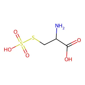 2-Amino-3-(hydroxysulfonylthio)propionic acid structure